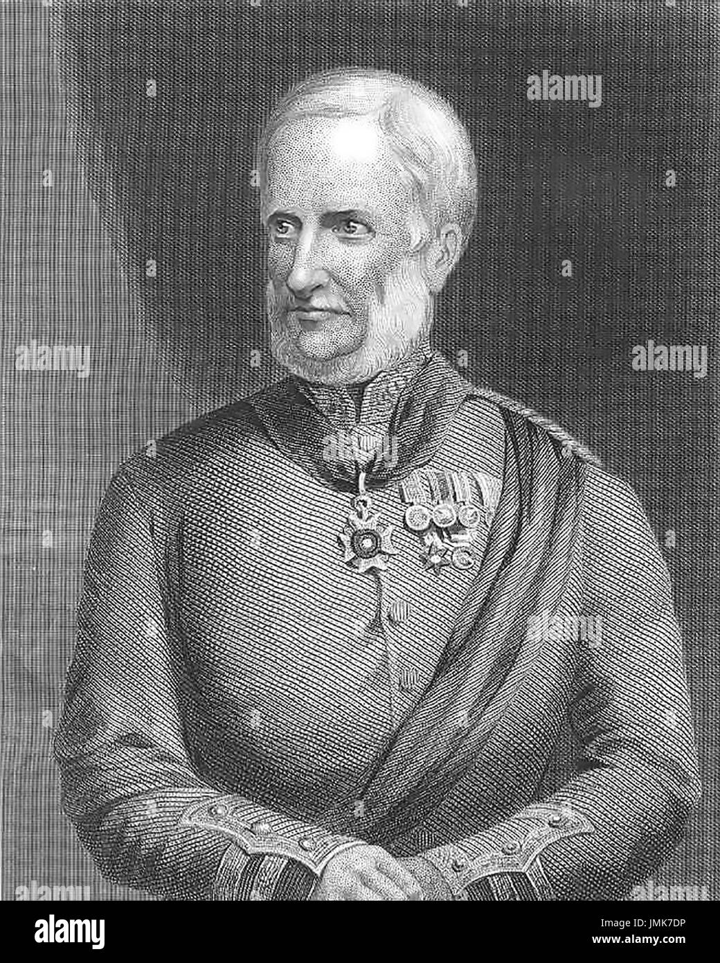 Britischer Offizier und HENRY HAVELOCK (1795-1857) über 1865 Stockfoto