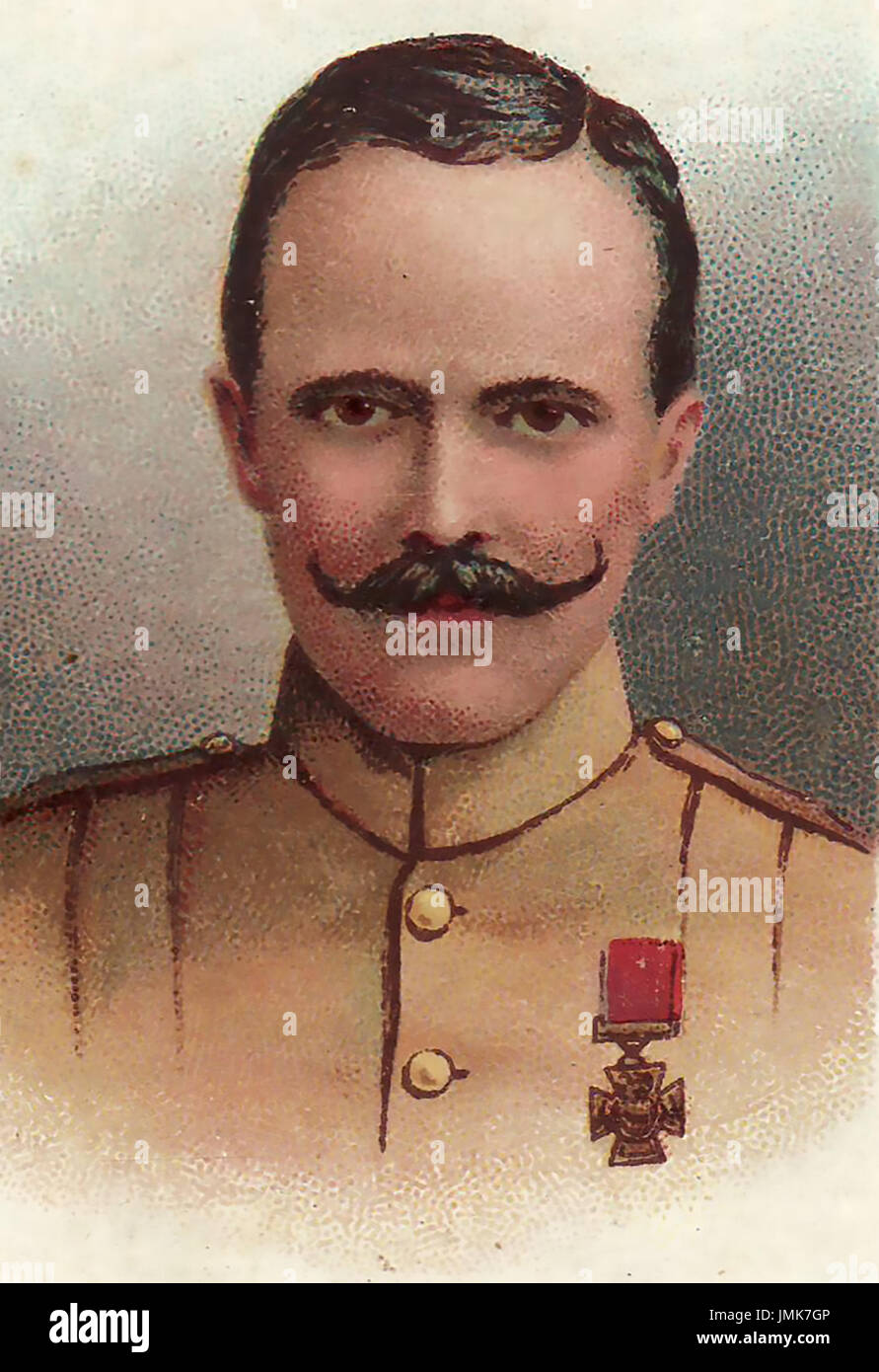 ROBERT JOHNSON VC (1872-1950), irischer Rugby international und Soldat, der seine VC während des Zweiten Burenkrieges 1899 gewann Stockfoto