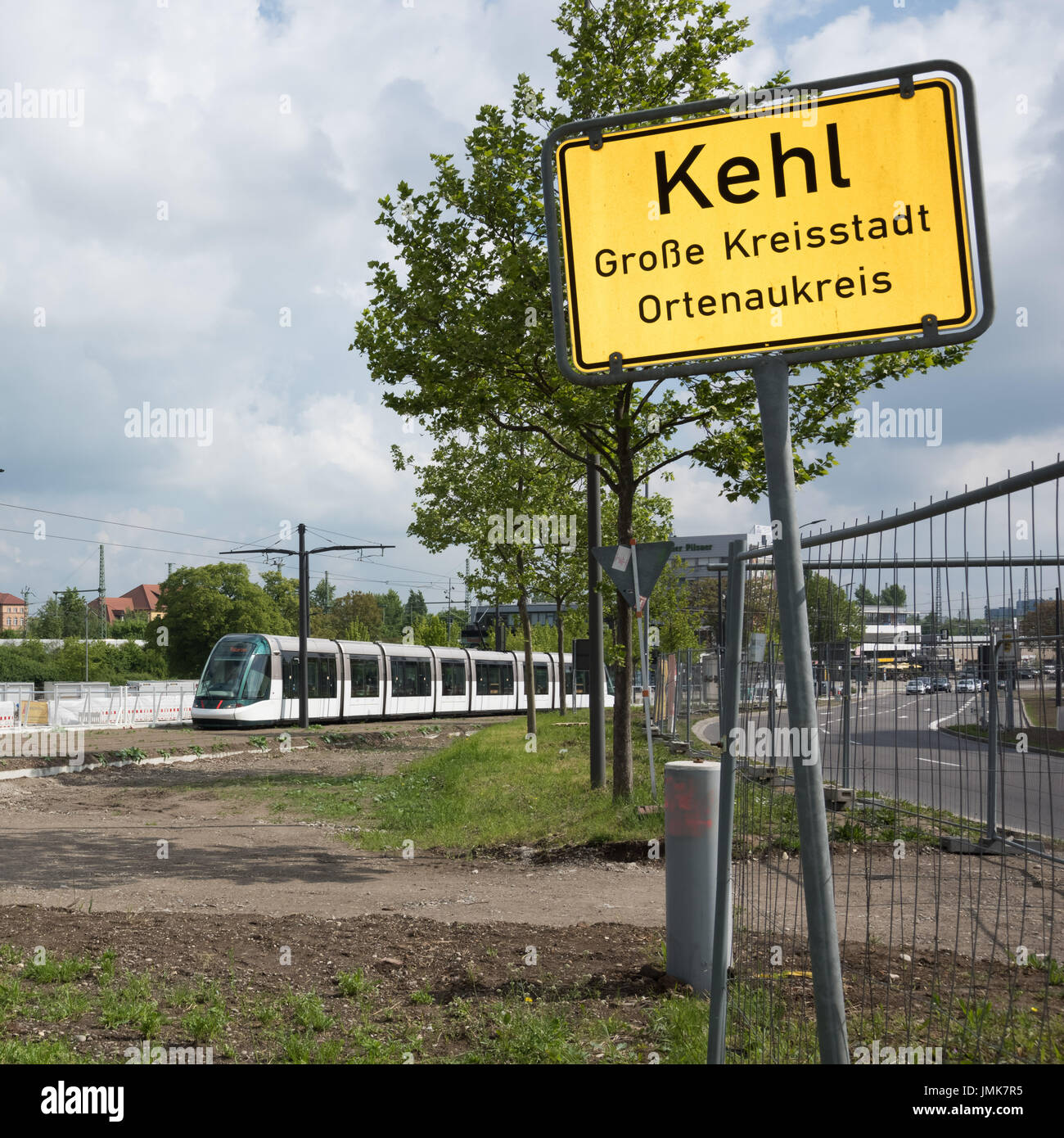 Straßburg, Grenzüberschreitende vorwiegend in Kehl (BRD) Stockfoto