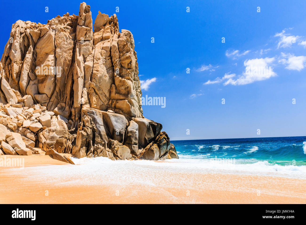 Cabo San Lucas, Mexiko. Scheidung-Strand in der Nähe von Cabo San Lucas, Mexiko. Stockfoto