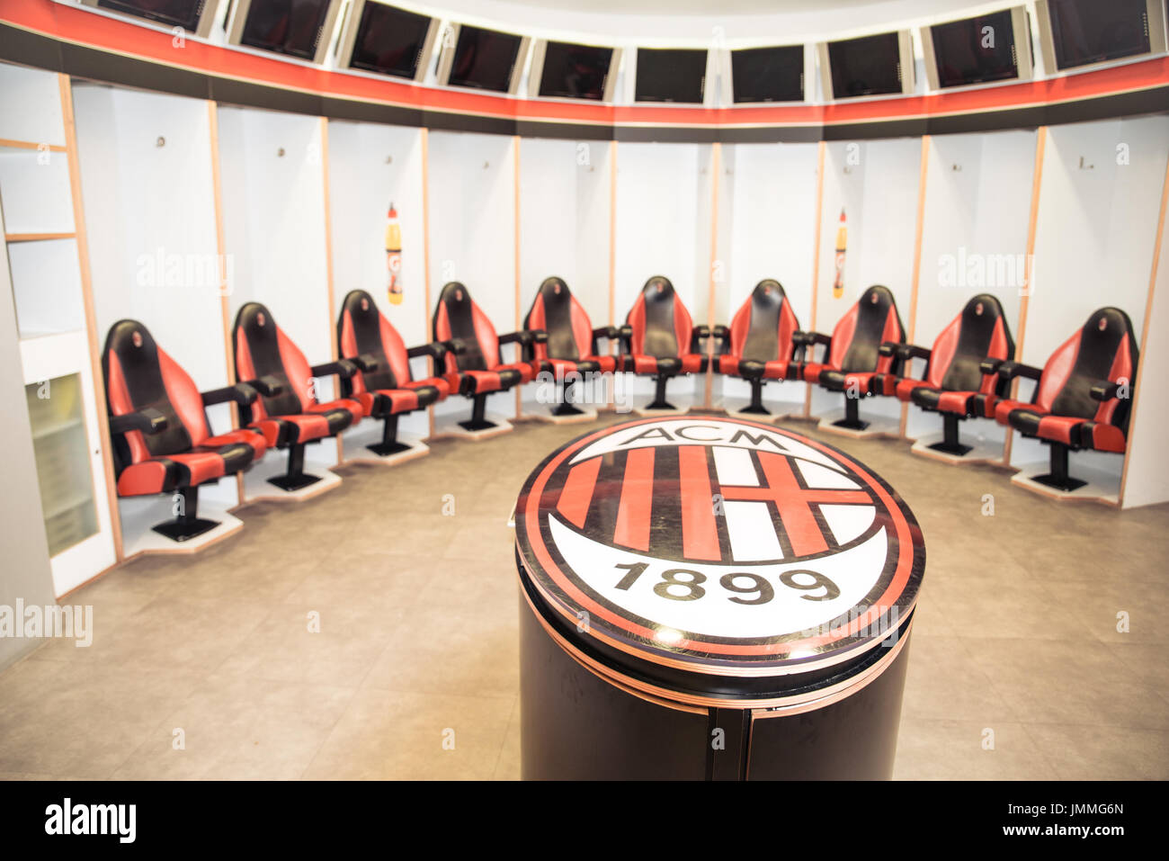 Inter Ac Milan Stadium San Stockfotos