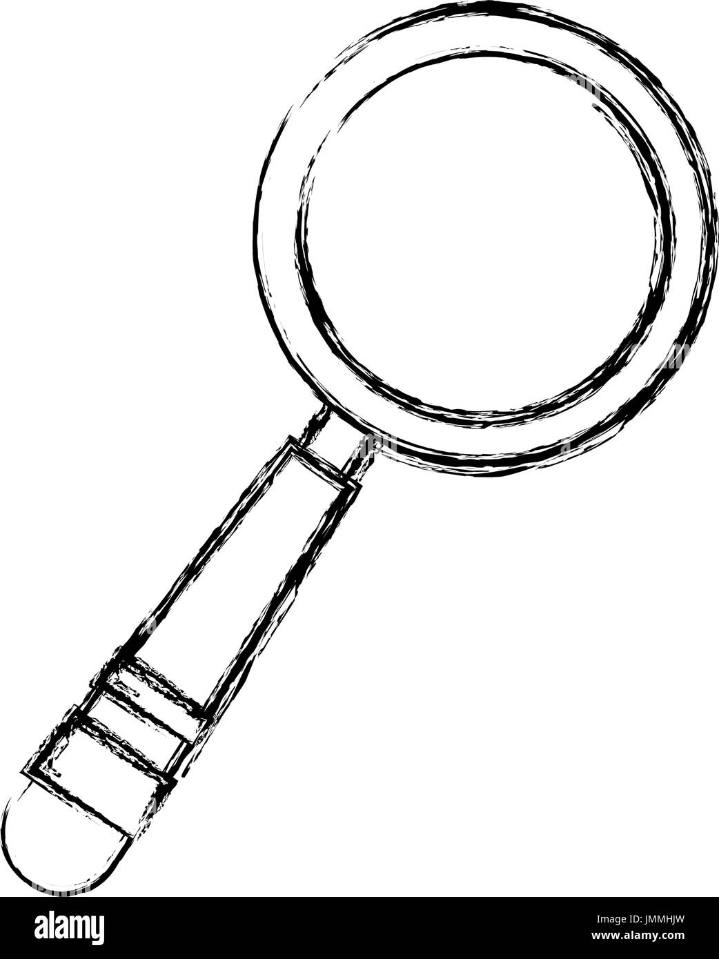 Schule Lupe Suche Entdeckung Wissenschaft Stock Vektor