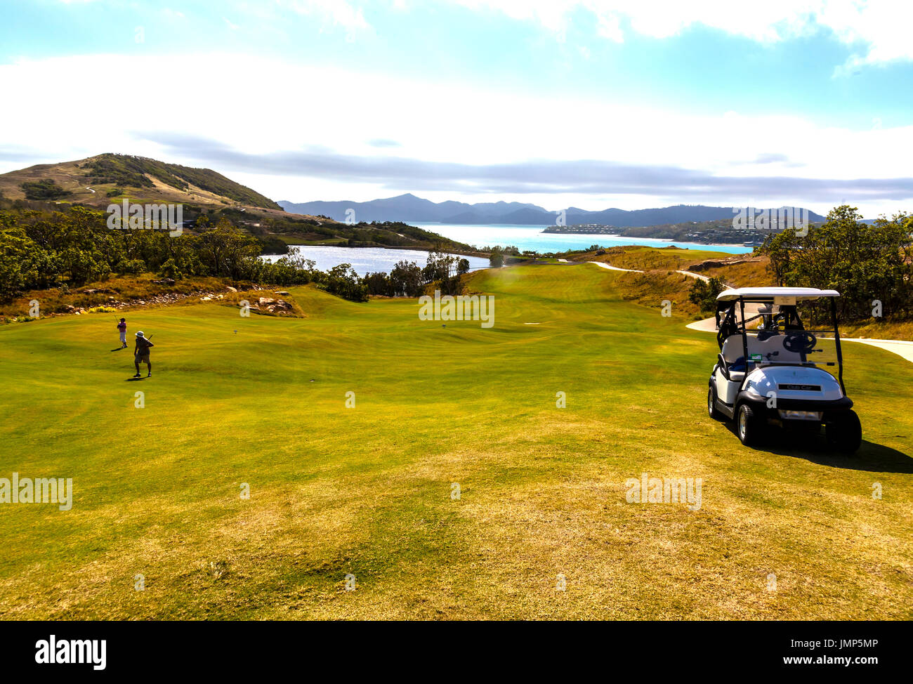 Die anspruchsvollen Hamilton Island Golf Stockfoto