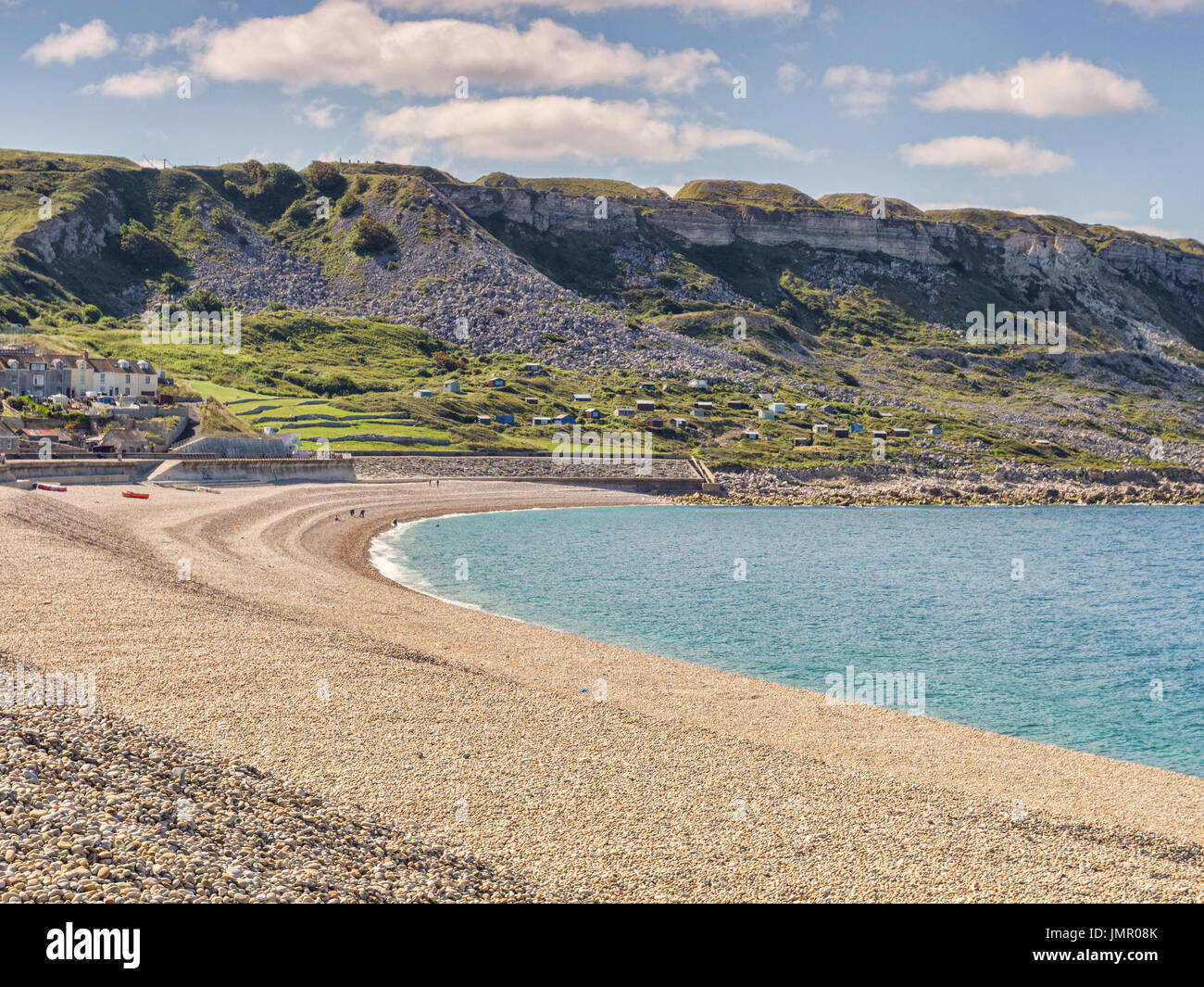 West Bay, Chesil Beach, Portland, Dorset, England, Vereinigtes Königreich Stockfoto