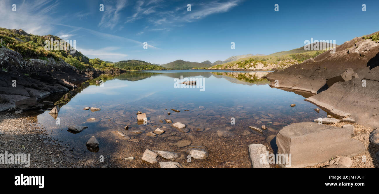 Upper Lake am Ring of Kerry in der Nähe von Killarney, Irland Stockfoto