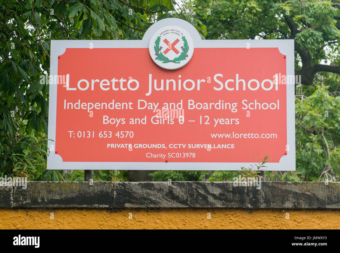 Bild: Loretto Junior School GV, Musselburgh, Schottland, Internat Stockfoto