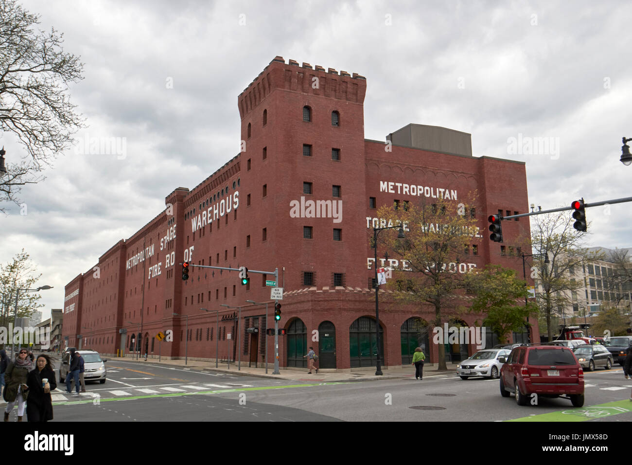 Metropolitan Lagerhalle bauen das MIT Massachusetts Institute of Technology, Boston USA Stockfoto