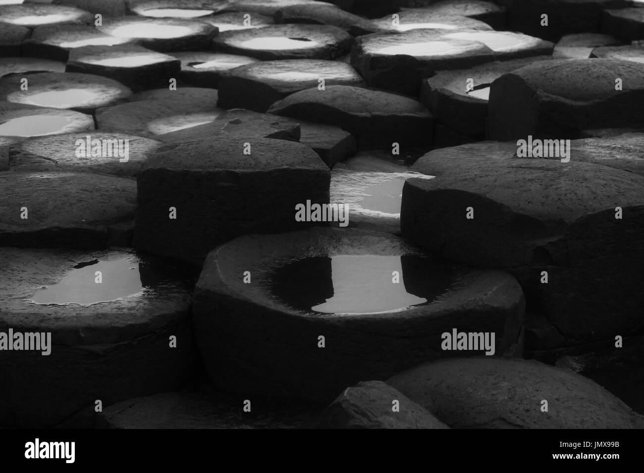 Nordirland, berühmte Sehenswürdigkeit Stockfoto