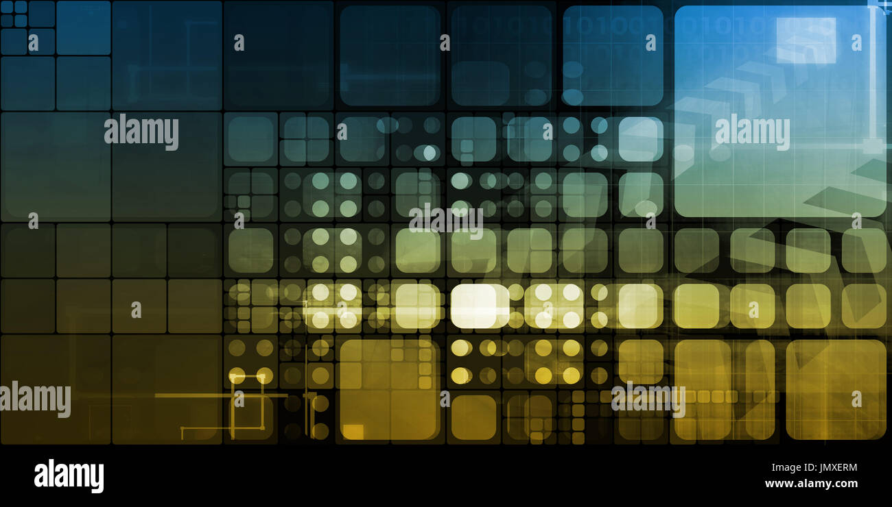 Moderne digitale Hintergrund als kreative Kunst Stockfoto