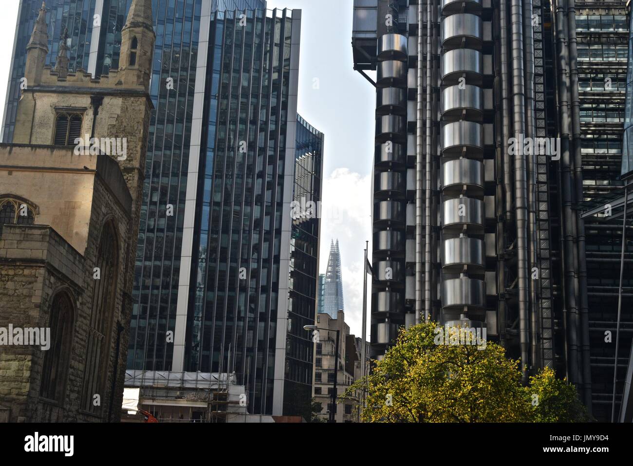 Wolkenkratzer der Stadt london Stockfoto