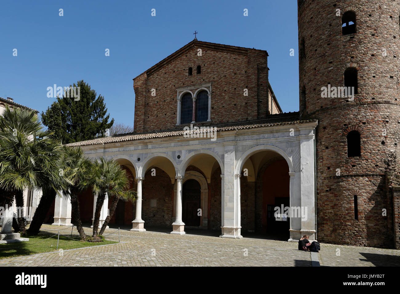 Basilika Kirche Sant'Apollinare Nuovo Ravenna, Emilia Romagna, Italien, Europa Stockfoto