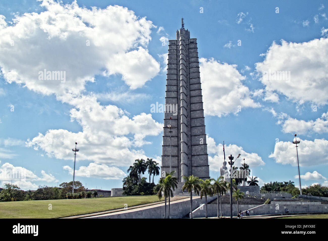 Der Obelisk am Platz der Revolution ist ein öffentlicher Park in Havanna, Kuba. Stockfoto