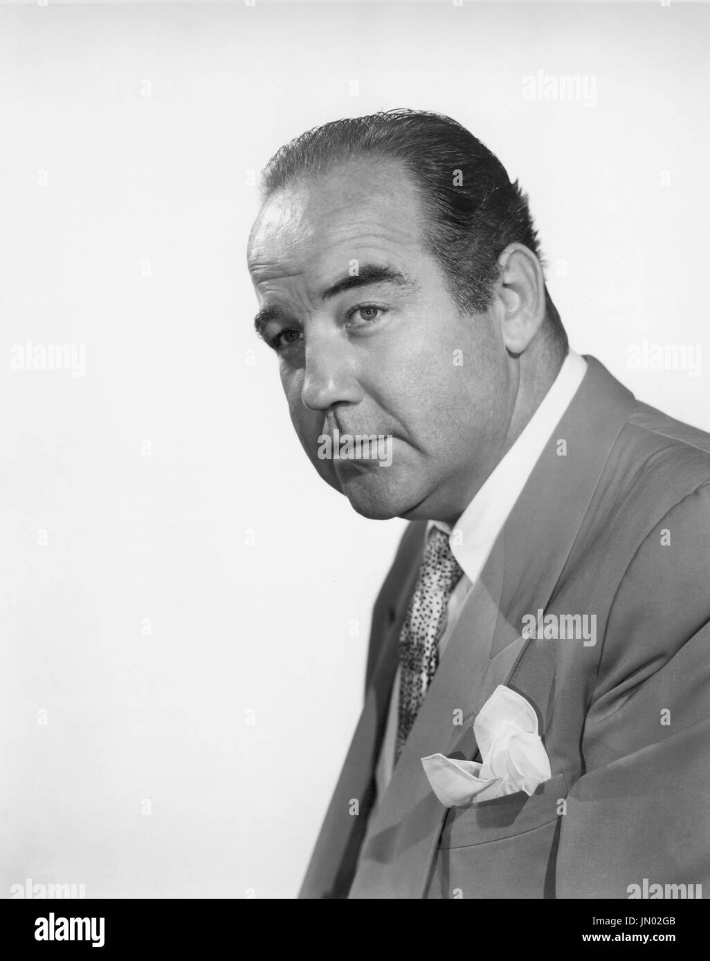 Broderick Crawford, Portrait Werbung für den Film, "Scandal Sheet", Columbia Pictures, 1951 Stockfoto