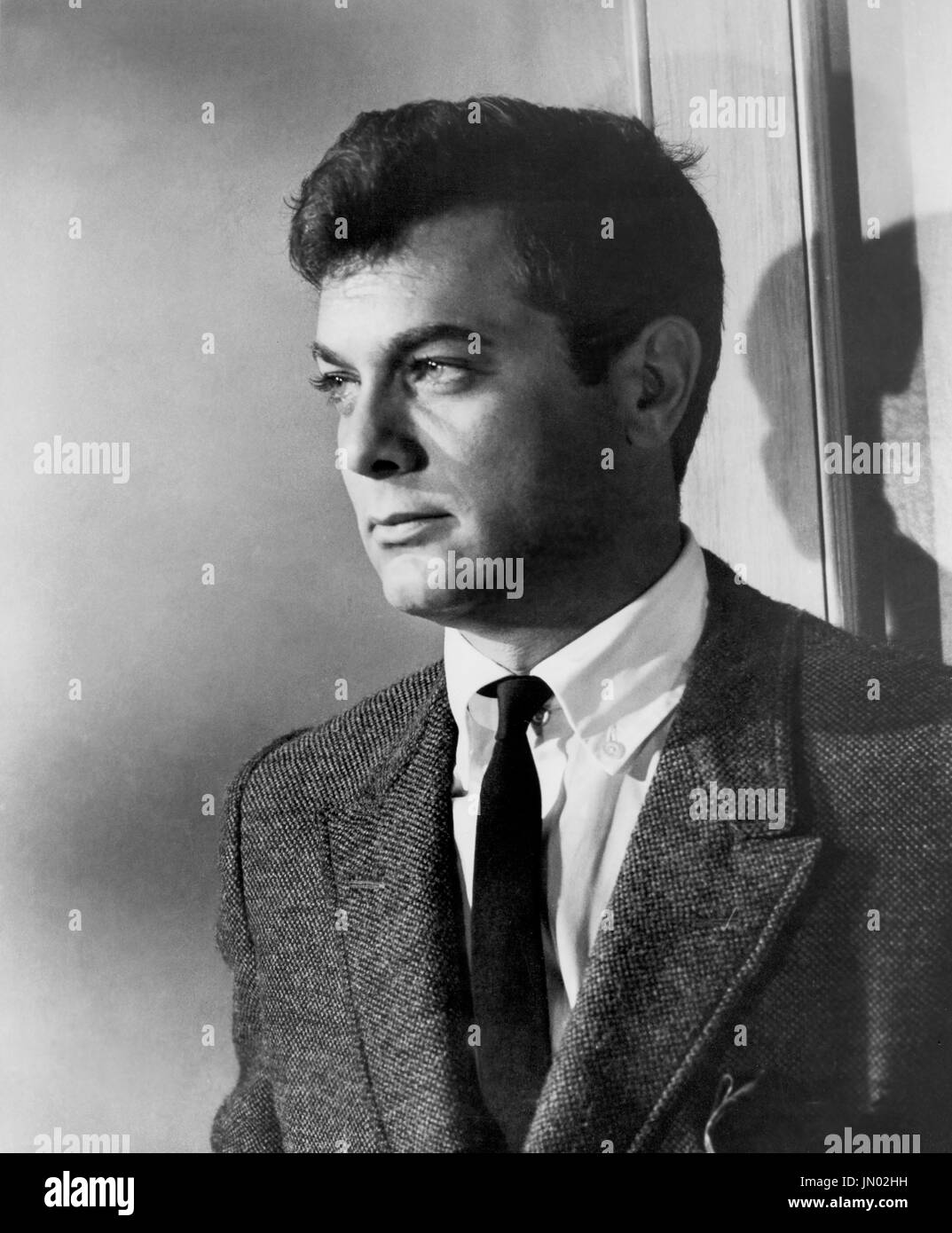Tony Curtis, am Set des Films, "Wer war diese Frau?", Columbia Pictures, 1960 Stockfoto