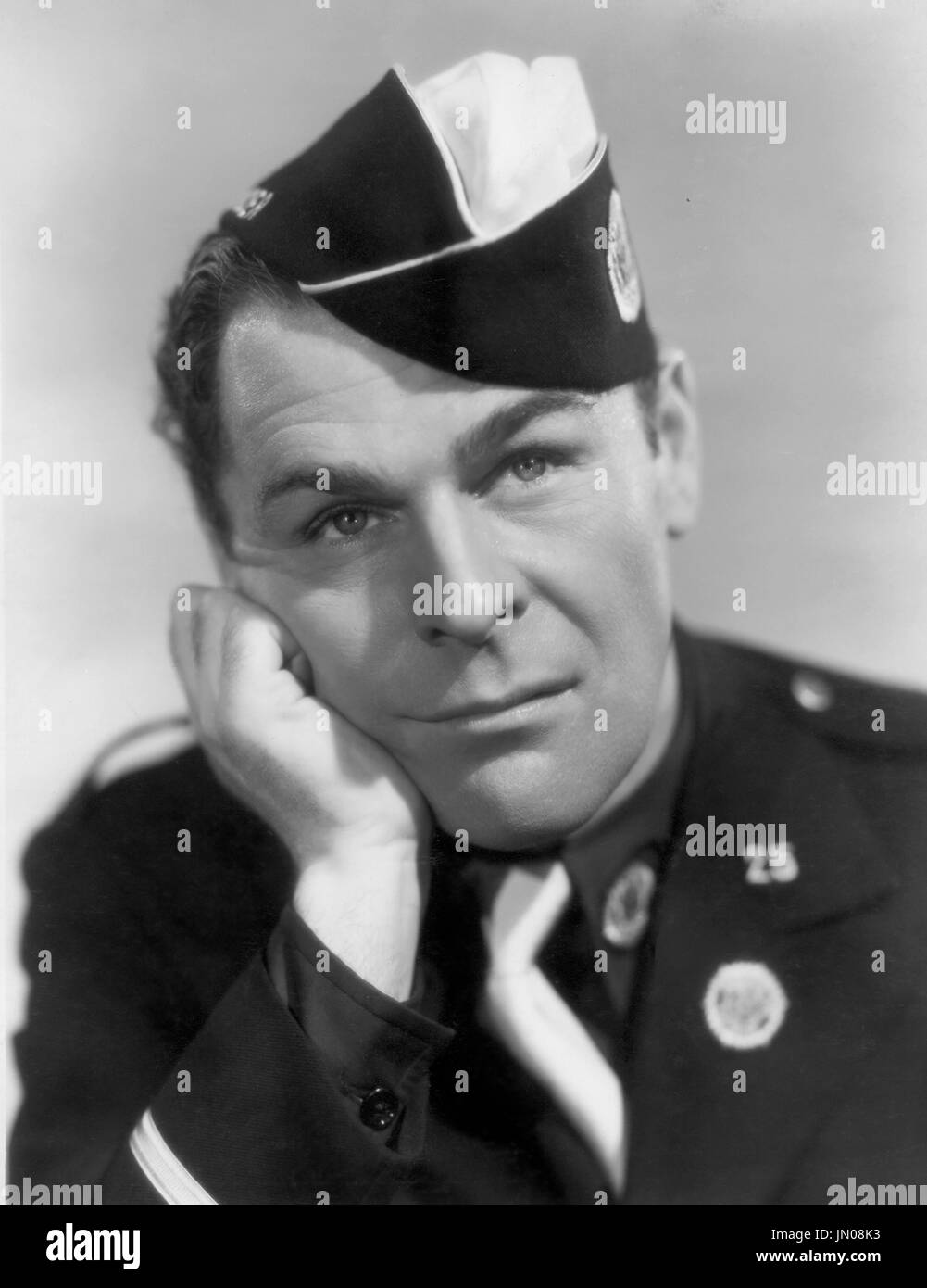 Brian Donlevys, Portrait Werbung für den Film "Battle of Broadway", 20th Century Fox, 1938 Stockfoto
