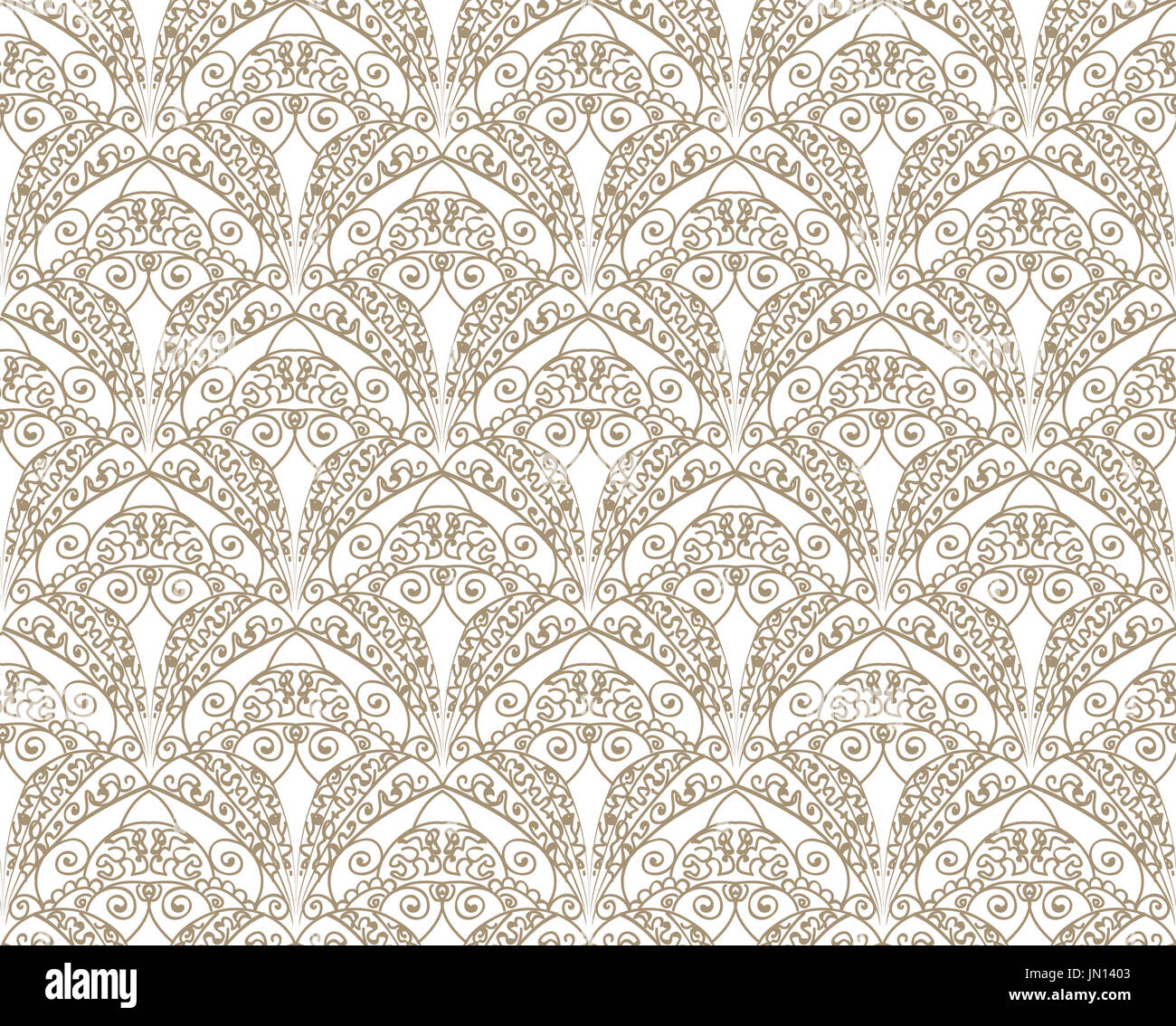 Nahtlose Muster. Geometrische Struktur. Floral Wirbel ornamentalen Hintergrund. Stockfoto