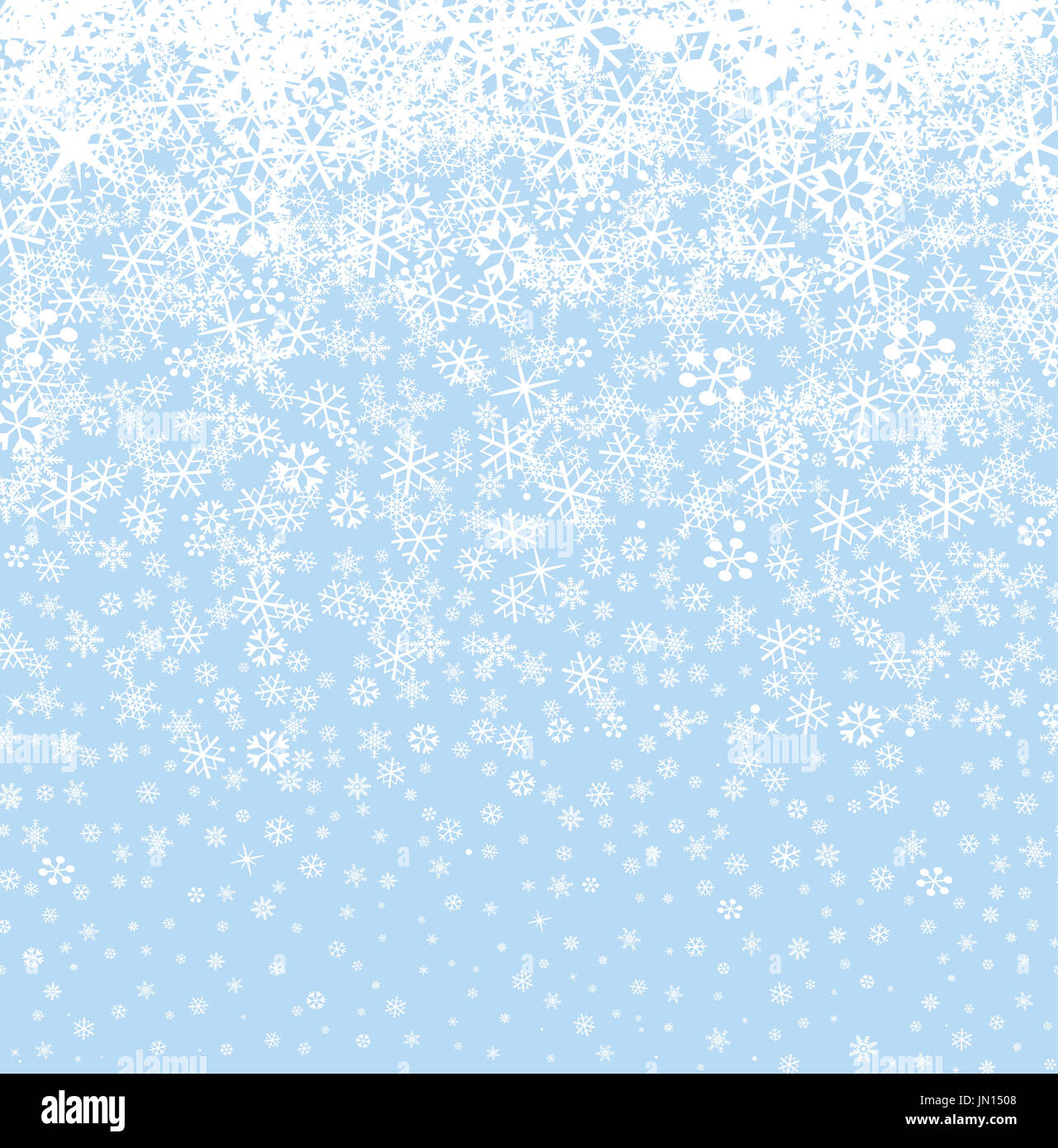 Schnee Hintergrund Nahtlose Muster Schneeflocken Winter Schnee Nahtlose Grenze Tapete Stockfotografie Alamy