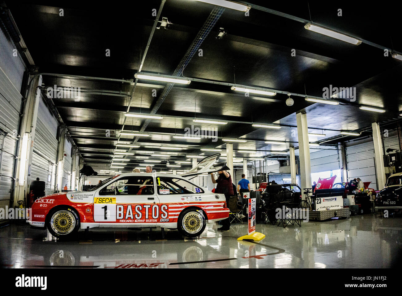 Towcester, Northamptonshire, UK. 29. Juli 2017. Silverstone Classic Motorsport-Festival in Silverstone (Foto: Gergo Toth / Alamy Live News) Stockfoto