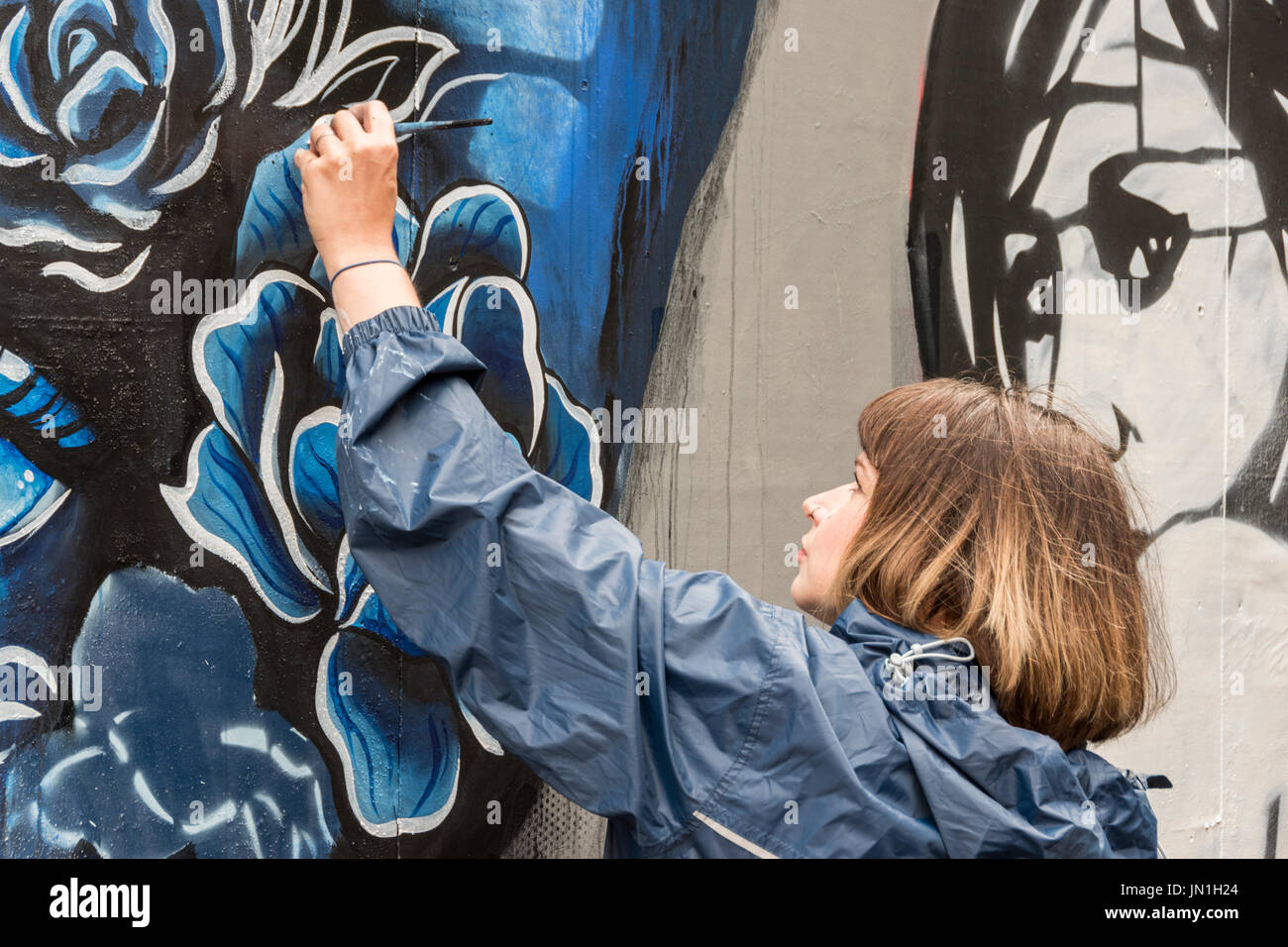 Bristol, UK. 29. Juli 2017. UPFEST. Europas größten Straßenkunstfestivals läuft in Bristol. 29. Juli 2017 Carolyn Eaton / Alamy News Live Stockfoto