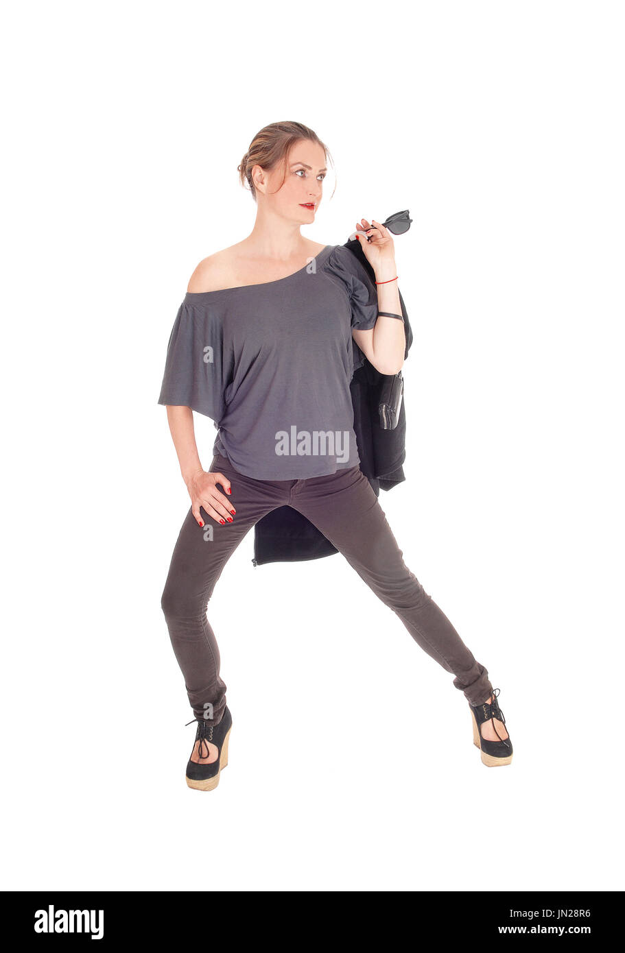 Mädchen spreizte ihre beine Ausgeschnittene Stockfotos und -bilder - Alamy