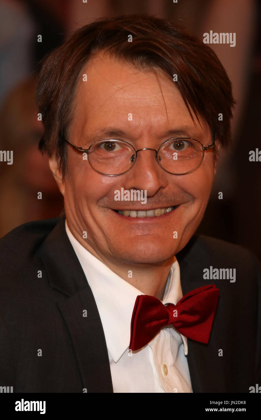 Deutschen ZDF TV Talkshow Markus Lanz bei Fernsehmacher-Studio mit: Karl Lauterbach Where: Hamburg, Deutschland bei: Kredit-27. Juni 2017: Becher/WENN.com Stockfoto