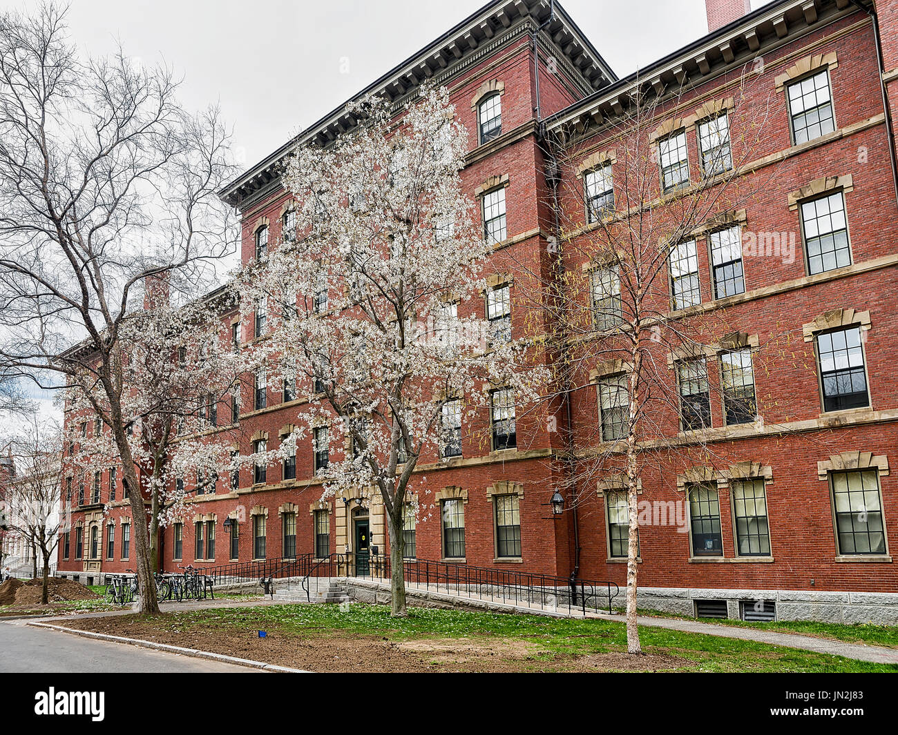 Cambridge, USA - 29. April 2015: Robinson Hall in Harvard Yard der Harvard University, Cambridge, Massachusetts, MA, USA. Es dient als Klassenzimmer und Stockfoto