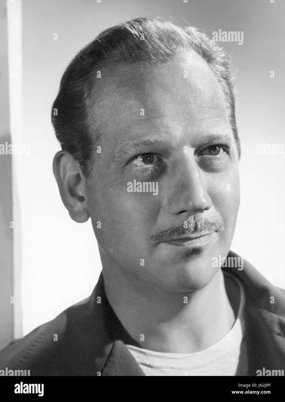 Melvyn Douglas, Portrait Werbung für den Film, "The Sea of Grass", Foto von Eric Carpenter, 1947 Stockfoto