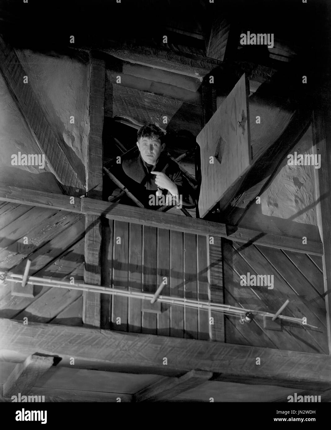 Stuart Erwin, am Set von dem Film, "Der irreführende Lady", Paramount Pictures, 1932 Stockfoto