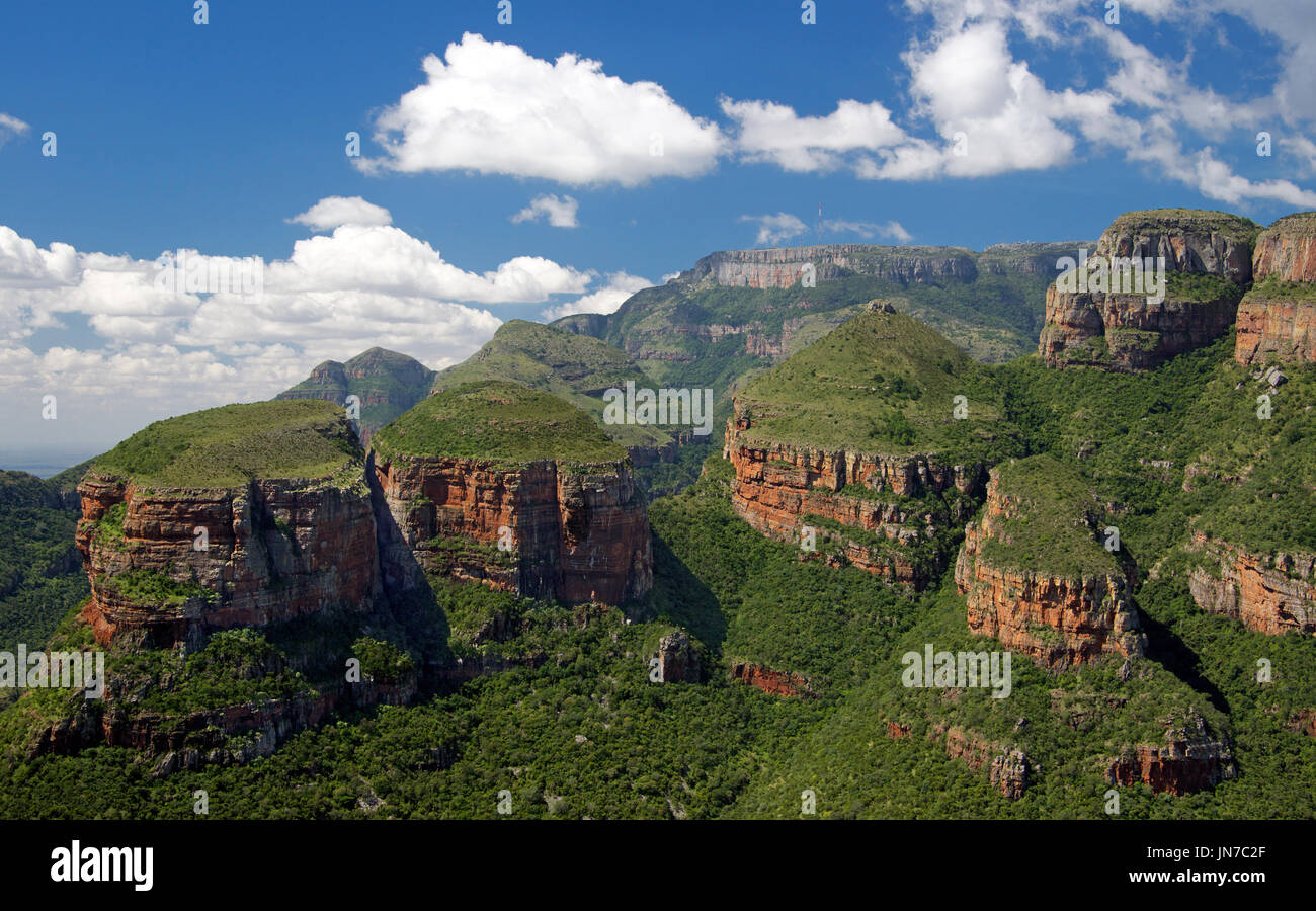 Drei Rondavels Blyde River Canyon Mpumalanga Südafrika Stockfoto