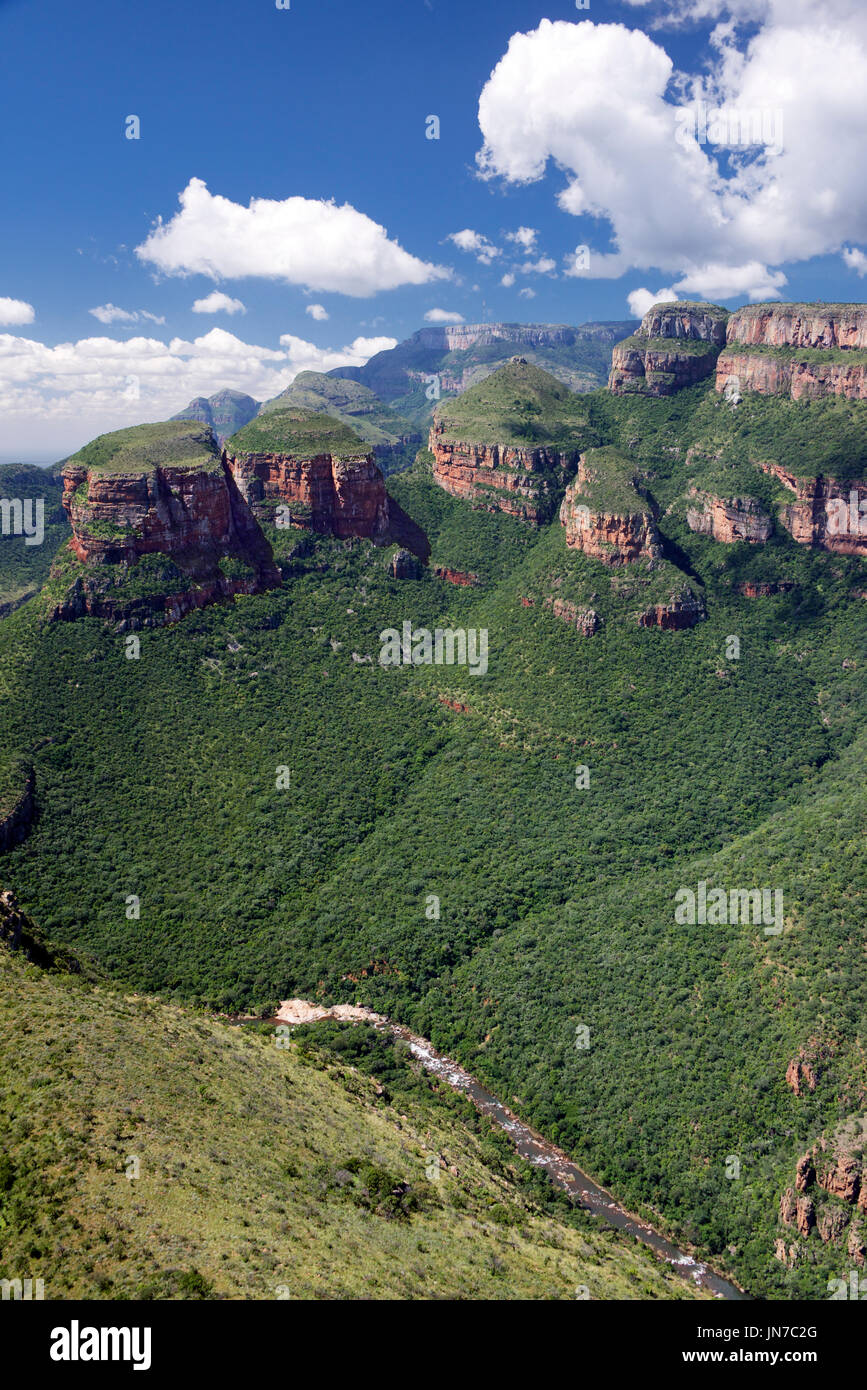 Drei Rondavels Blyde River Canyon Mpumalanga Südafrika Stockfoto