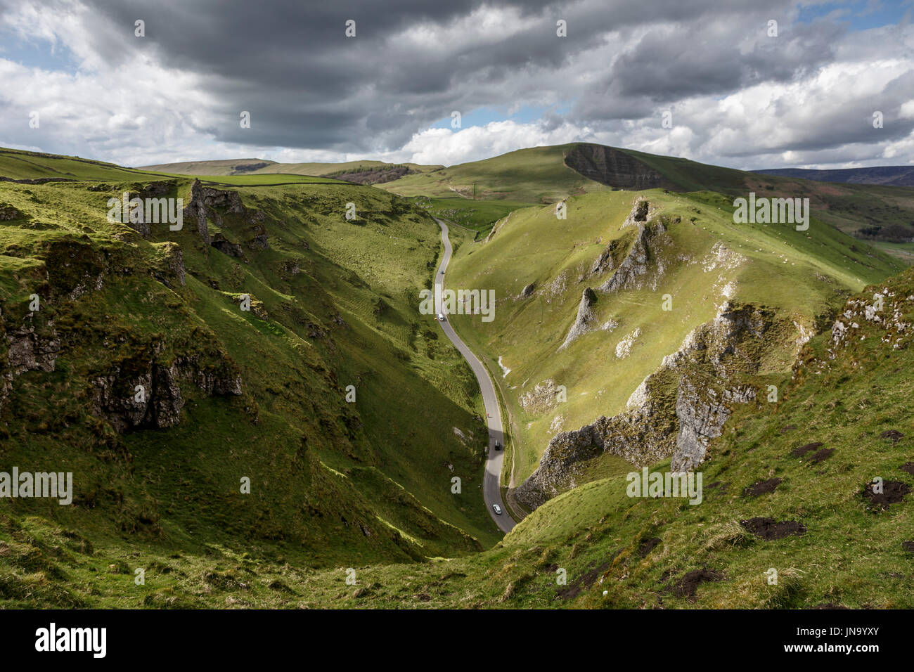 Winatts pass, peak-District-Nationalpark, Derbyshire, England, uk, gb Stockfoto