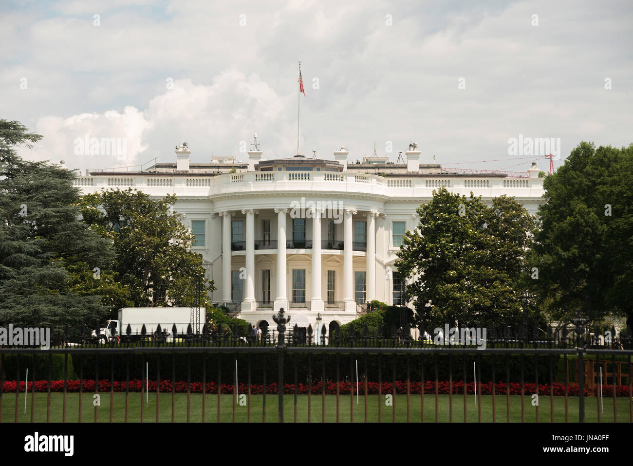 White House in den Vereinigten Staaten Stockfoto