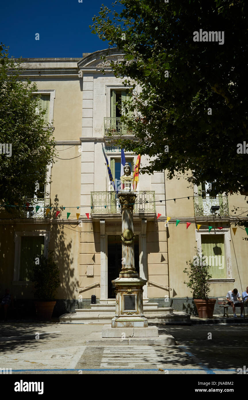 Bastille-Tag, 2017, La Garde-Freinet, Südfrankreich Stockfoto