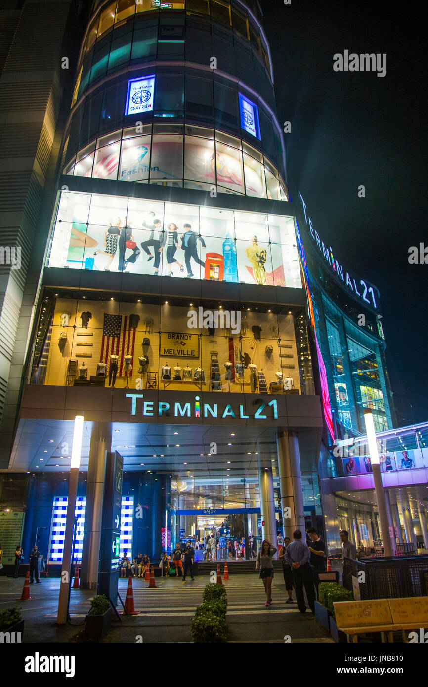 Terminal 21 Einkaufszentrum in Bangkok, Thailand Stockfoto