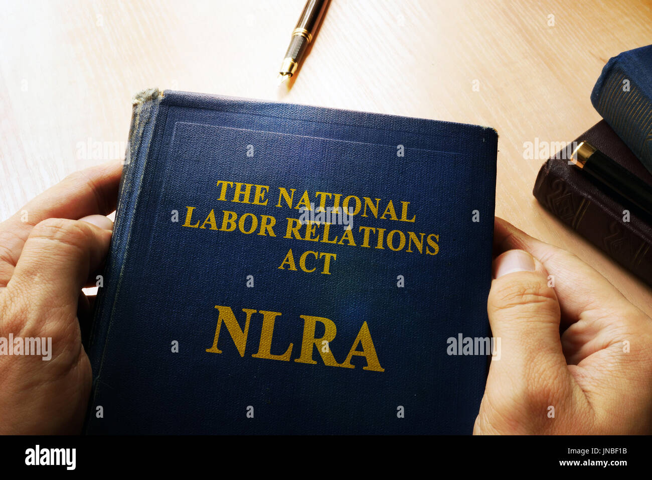 Das National Labor Relations Act (NLRA) Konzept. Stockfoto
