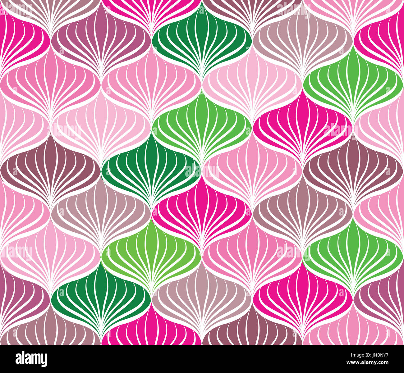 Abstrakte Musterdesign blumig orientalische geometrische Linie ornament Stockfoto