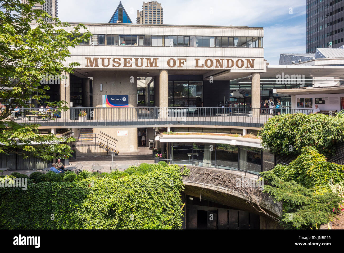 Museum of London, London Wall, City of London, UK Stockfoto