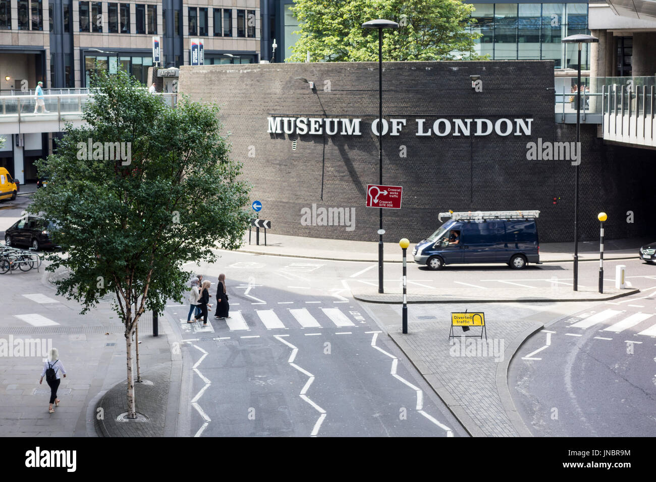 Museum of London, London Wall, City of London, UK Stockfoto