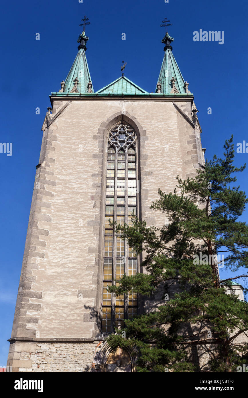 St. Maurice Kirchturm Kromeriz, Mähren, Tschechische Republik Stockfoto