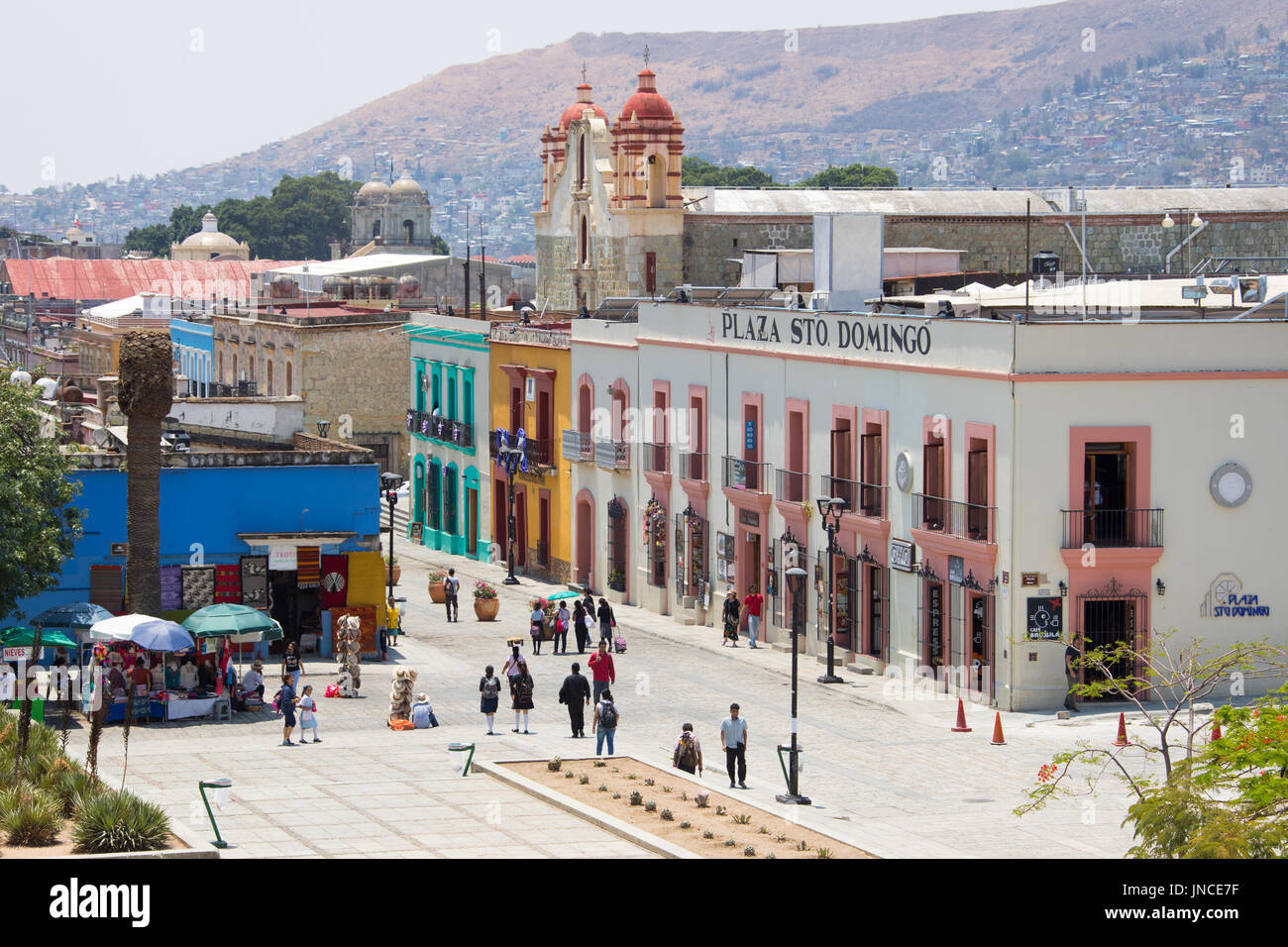 Plaza Santo Domingo, Oaxaca, Mexiko Stockfoto