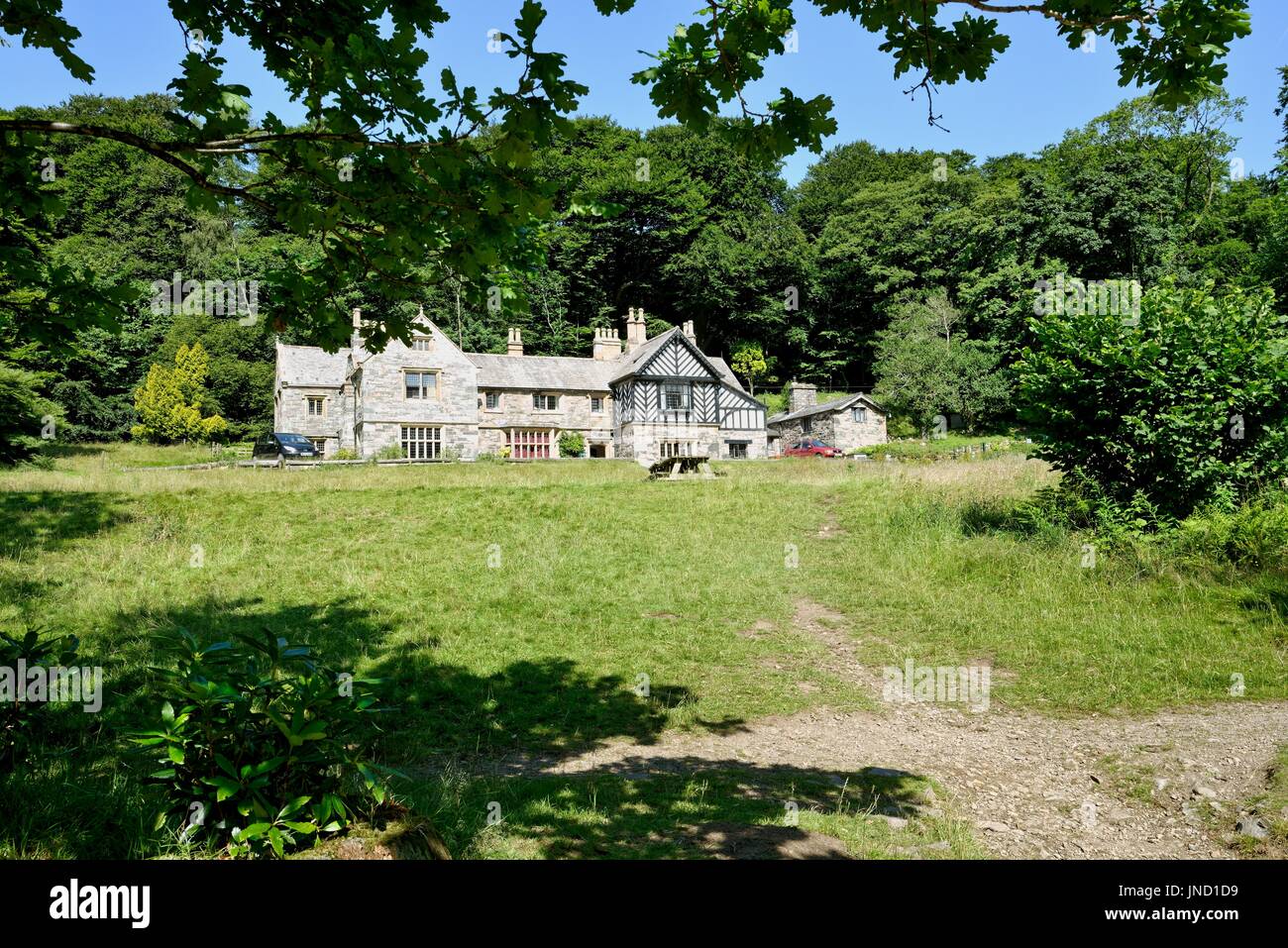 Youth Hostel Association Wasdale Hall Wastwater Lake District Cumbria Großbritannien Stockfoto