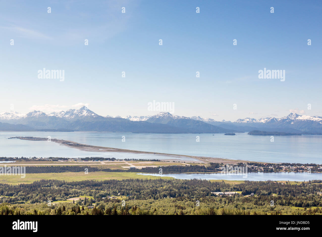 Outlook Homer, Alaska, USA Stockfoto