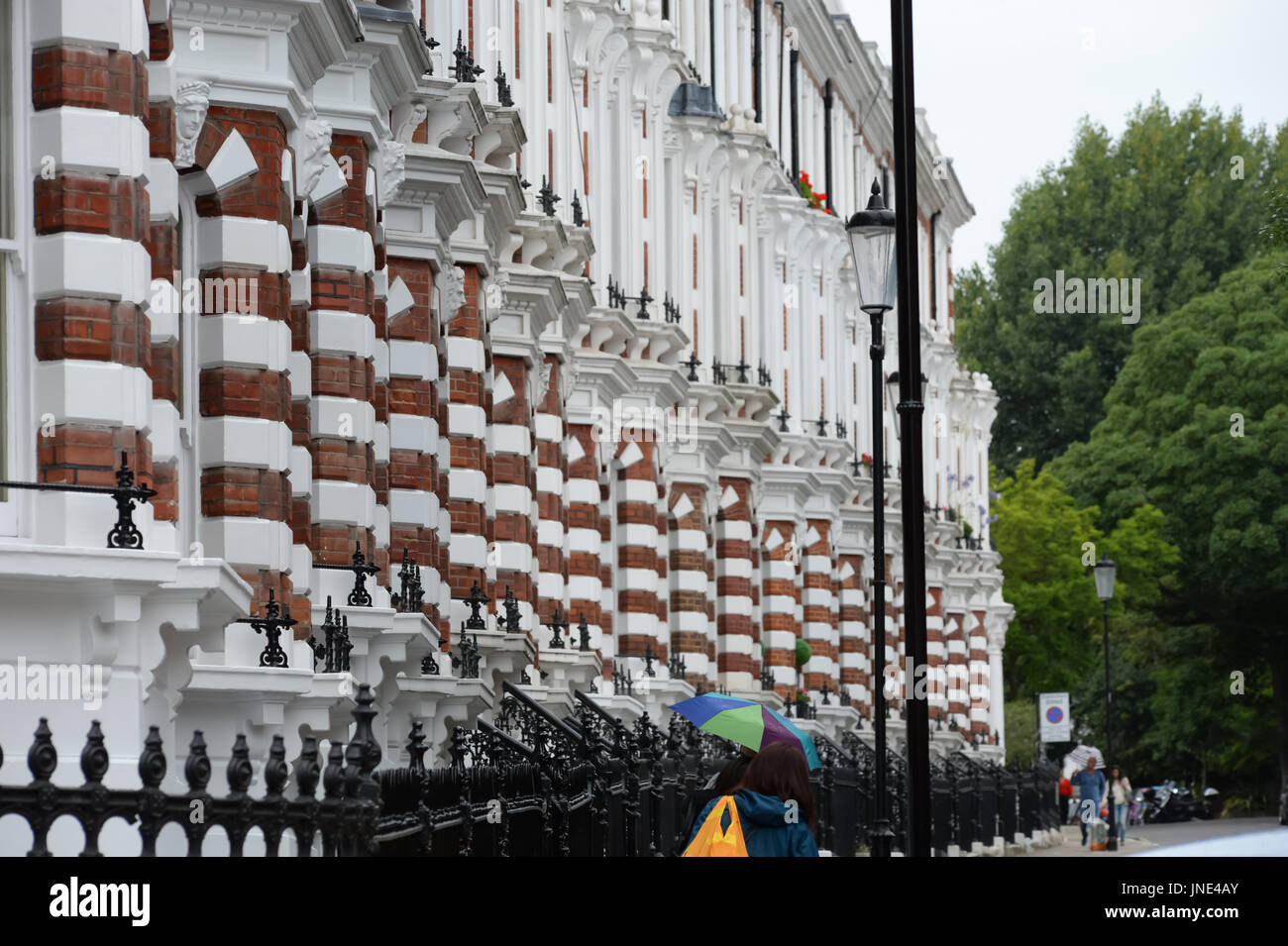 Immobilien in der Royal Borough of Kensington und Chelsea Stockfoto