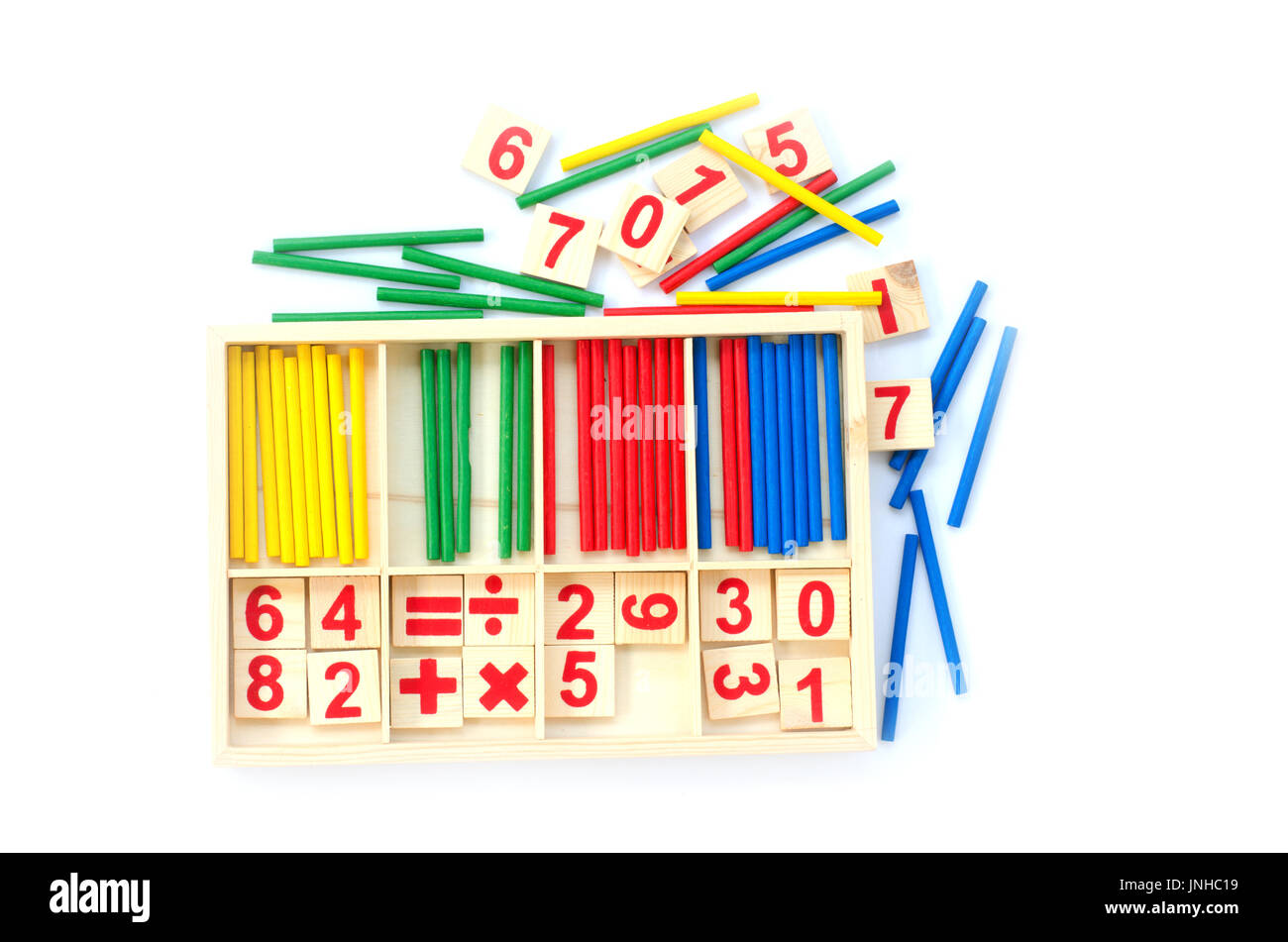 Pädagogische Kinder Mathematik Spielzeug Holzbrett Stockspiel zählen inmitten Kinder Mathe Klasse Kindergarten isoliert auf weißem Hintergrund Stockfoto Pädagogische Kinder Mathematik Spielzeug Holzbrett Stockspiel zählen inmitten Kinder Mathe Klasse Kindergarten isoliert auf weißem Hintergrund Stockfoto
