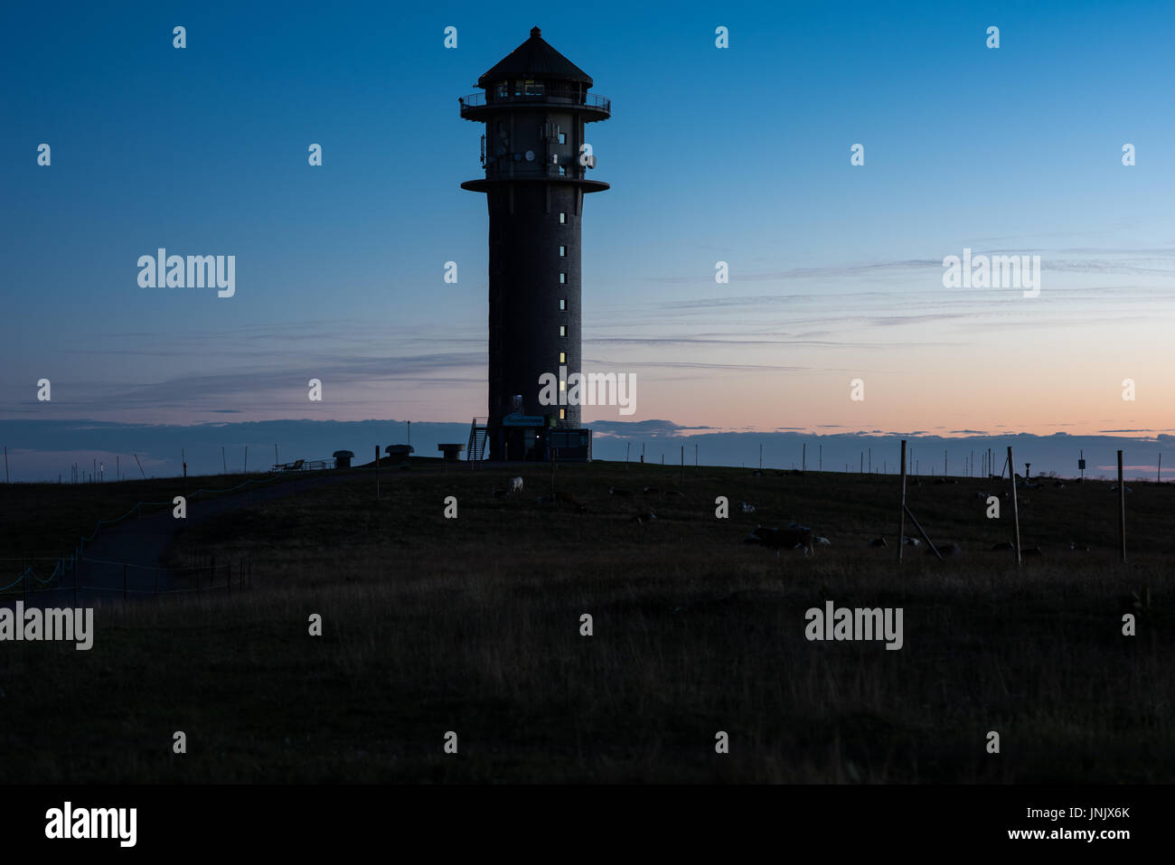 Feldbergturm Schwarzwald Deutschland Stockfoto