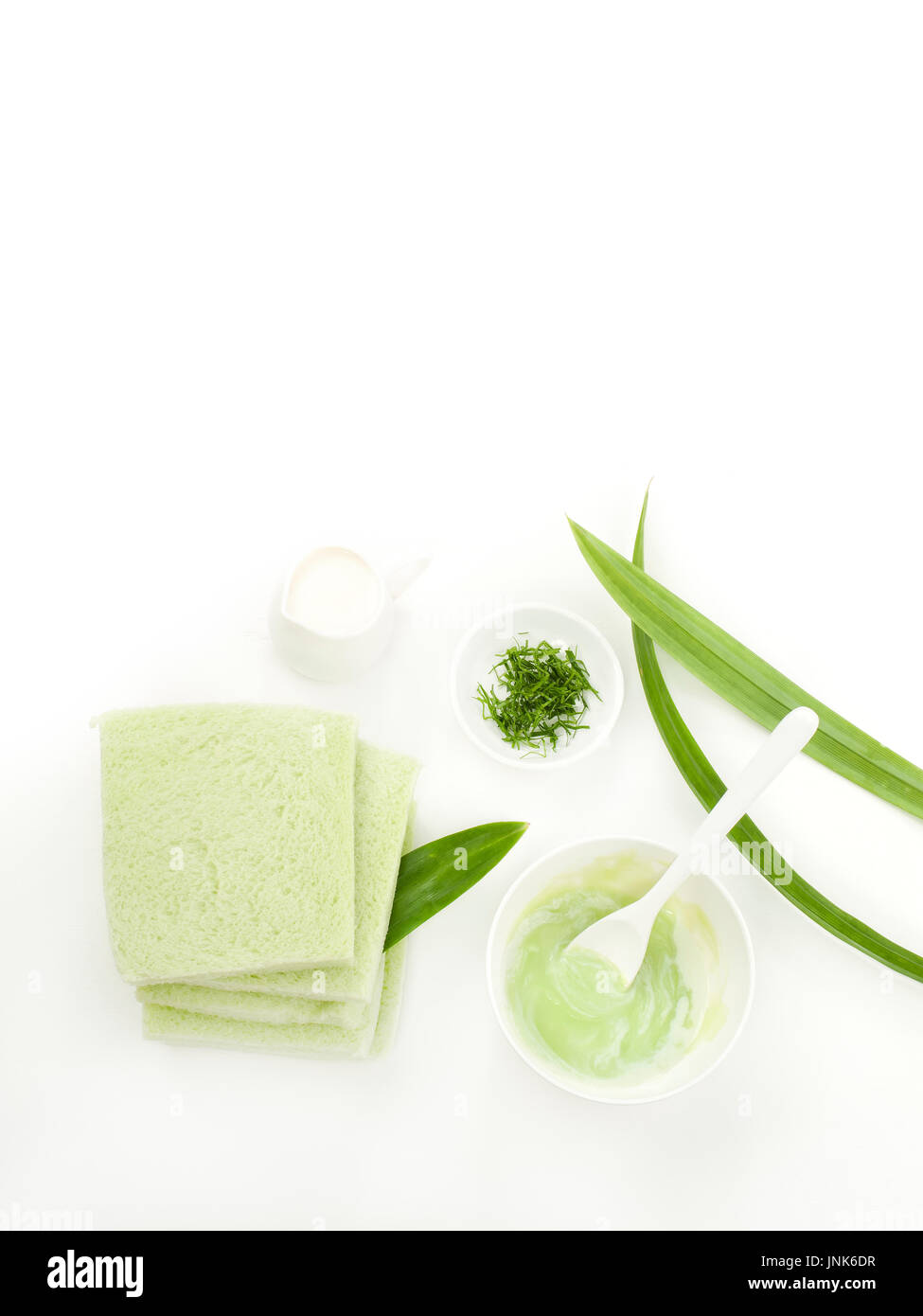 Pandanus Blätter Mischer Lebensmittel für gesunde Pflege Lebensstil Stockfoto