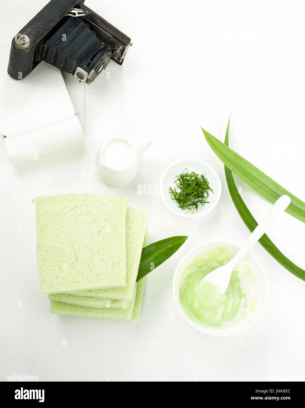 Pandanus Blätter Mischer Lebensmittel für gesunde Pflege Lebensstil Stockfoto