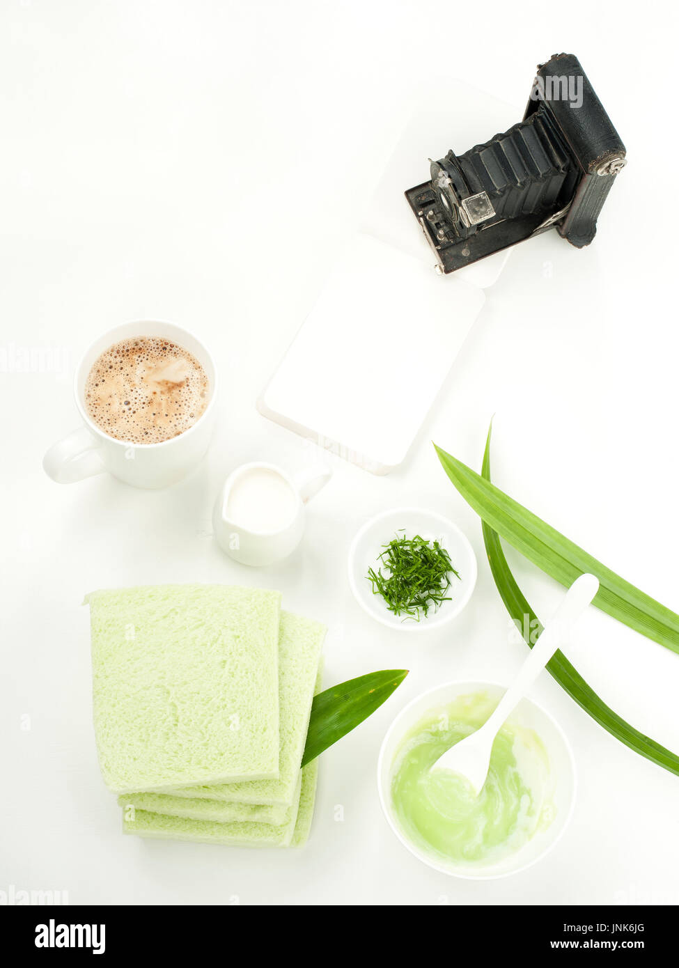 Pandanus Blätter Mischer Lebensmittel für gesunde Pflege Lebensstil Stockfoto