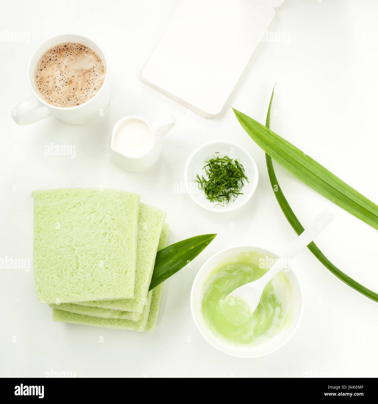 Pandanus Blätter Mischer Lebensmittel für gesunde Pflege Lebensstil Stockfoto