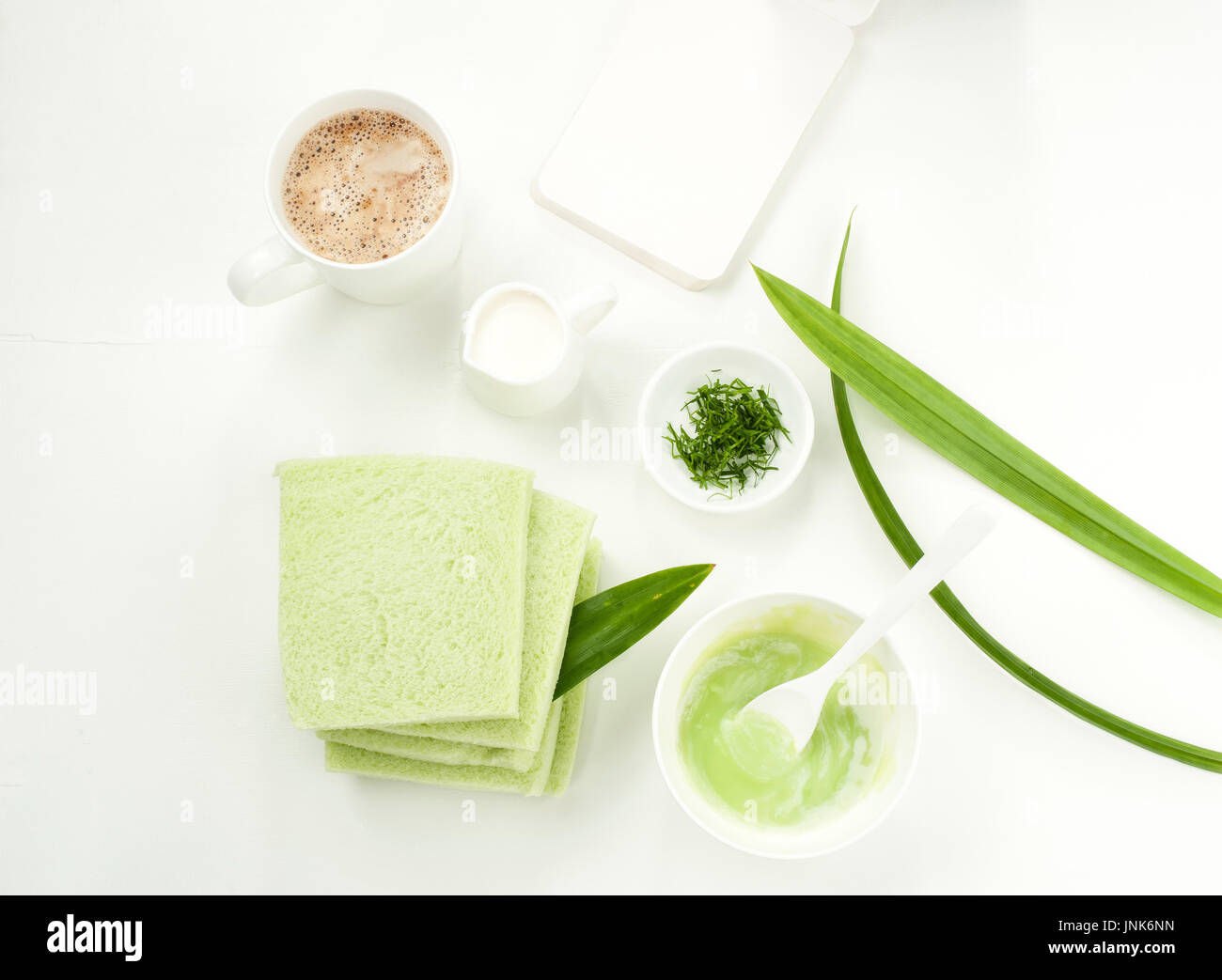 Pandanus Blätter Mischer Lebensmittel für gesunde Pflege Lebensstil Stockfoto